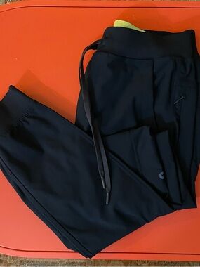 Birddogs Men's Black Jogger Sweatpants with Neon Yellow Accent